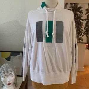 Adidas EQT Originals 95% Cotton Sweatshirt with cowl neck with tie string.